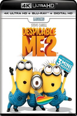 4K 50 神偷奶爸2 2013 豆瓣8 带国粤配 DESPICABLE ME 2 (2013)杜比视界 