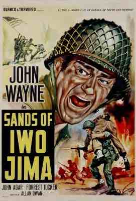 【硫磺岛浴血战/跳岛反攻】Sands of Iwo Jima (1949)豆瓣评分：7.2 . 