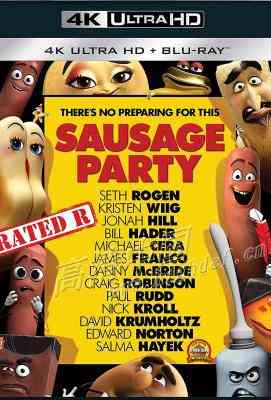 4K UHD 静音 香肠派对/洋肠派对 豆瓣7.1 SAUSAGE PARTY (2016)豆瓣评分：7.1 · 