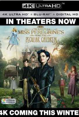 4K UHD 佩小姐的奇幻城堡 豆瓣7.2 MISS PEREGRINE’S HOME FOR PECULIAR CHILDREN (2016)豆瓣评分：7.2 · 