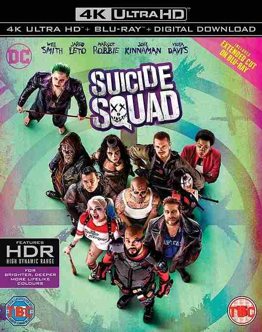 4K 50 自杀小队 （加长版） 2016 豆瓣6.2 SUICIDE SQUAD (2016) 