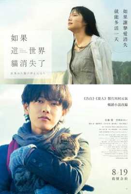 假如猫从世界上消失了 当这地球没有猫(2016) IF CATS DISAPPEARED FROM THE WORLD (·)豆瓣评分：7.2 · 