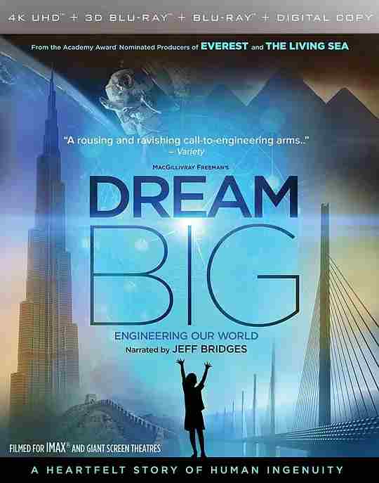 4K UHD 梦想之大：构建我们的世界 2017 评分6.8Dream Big: Engineering Our World (2017)豆瓣评分：6.8 · 