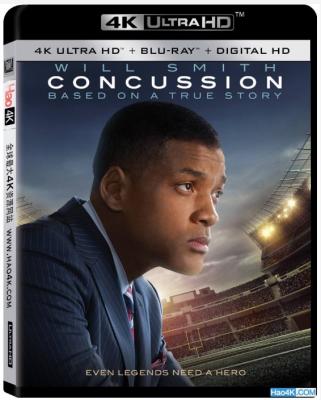 4K UHD 震荡效应/震荡效应 CONCUSSION （2015）带静音 HDR 豆瓣7.0 
