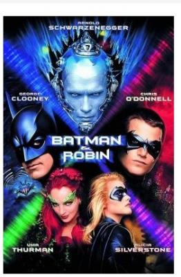 4K UHD 蝙蝠侠1-4 4碟 BATMAN & ROBIN 豆瓣评分：6.0 