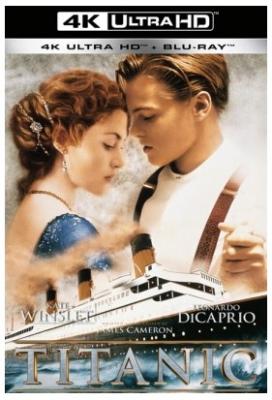 4K UHD 泰坦尼克号 2碟装 （高质量 高码率）带国配 TITANIC (1997)豆瓣评分：9.4 支持PS5 