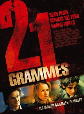 21克生命可以有多重？ 2003 豆瓣7.9 灵魂挽歌 21 GRAMS （2003） 豆瓣7.8 