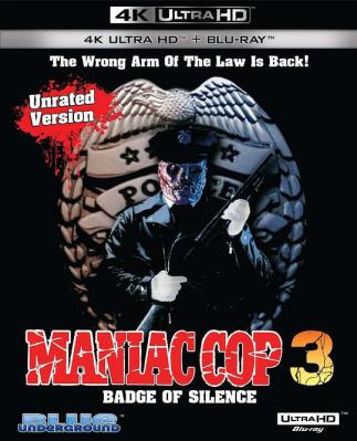 4K UHD 鬼面公仆3/终极魔鬼战警 MANIAC COP 3: BADGE OF SILENCE (1993) 杜比视界 全景声 豆瓣6.0 