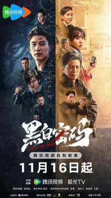 黑白密码 2碟装 2023年最新高燃刑侦悬疑剧 