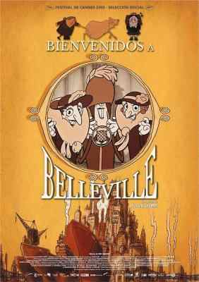 疯狂约会美丽都/佳丽村三姊妹 LES TRIPLETTES DE BELLEVILLE (2003) 豆瓣8.7  