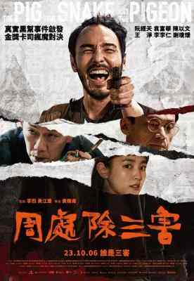 周处除三害 2023豆瓣评分高达8.4分，阮经天领衔主演台湾犯罪动作爽片 豆瓣8.1  